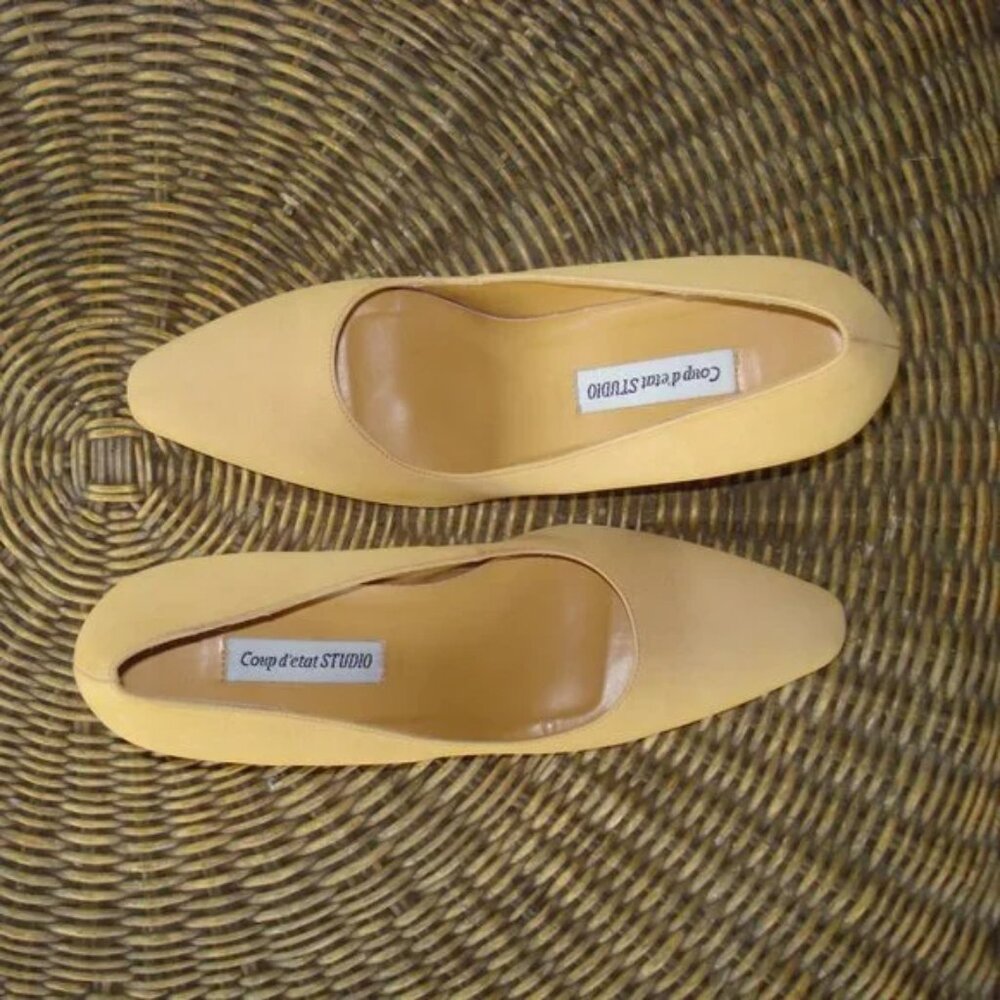 Suede Genuine Leather Pumps 9.5